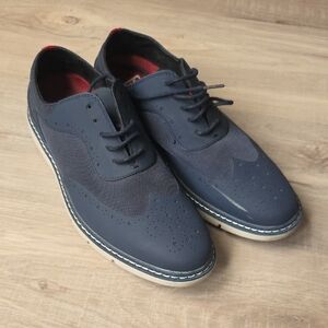 Stacy Adams Blue Oxford Shoes Modern Design